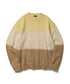 MR.OLIVE/7G MOHAIR KNIT / MULTI BORDER SWEATER ミスターオリーブ/モヘアニット / マルチボーダーセーター